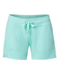 Turquoise Sleeveless Hoodie and Short Set