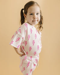 Shorts Set | Pink Bolts