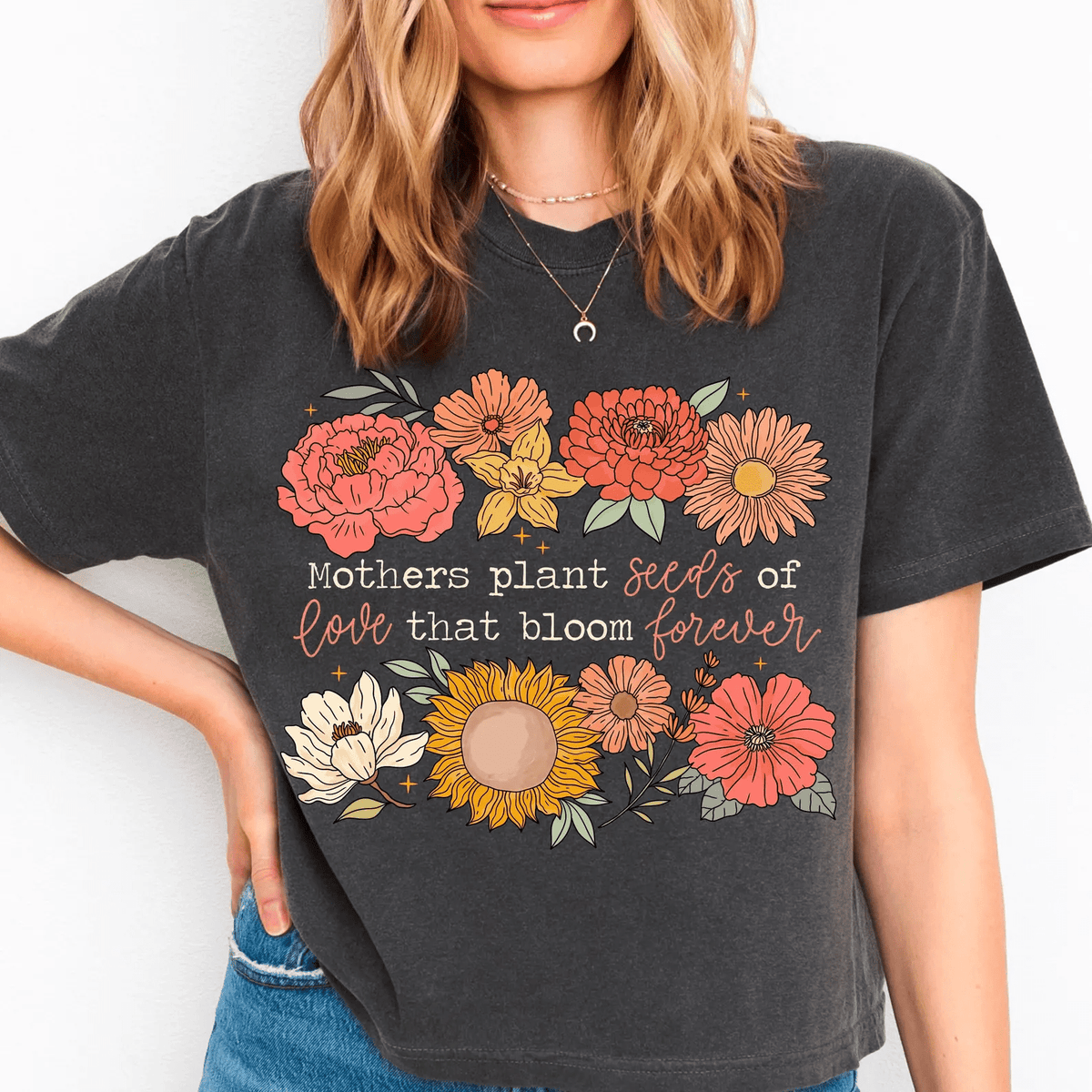 Mothers Plant Seed Boxy Tee sample