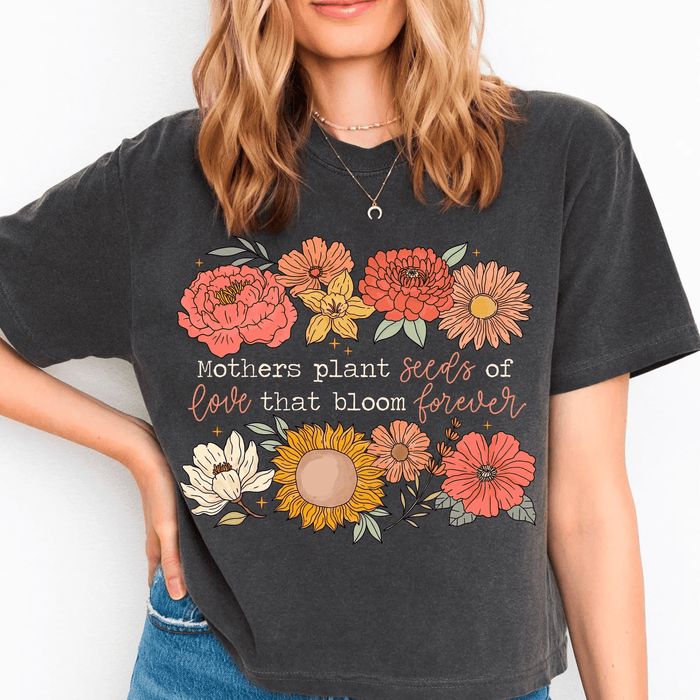 Mothers Plant Seed Boxy Tee sample