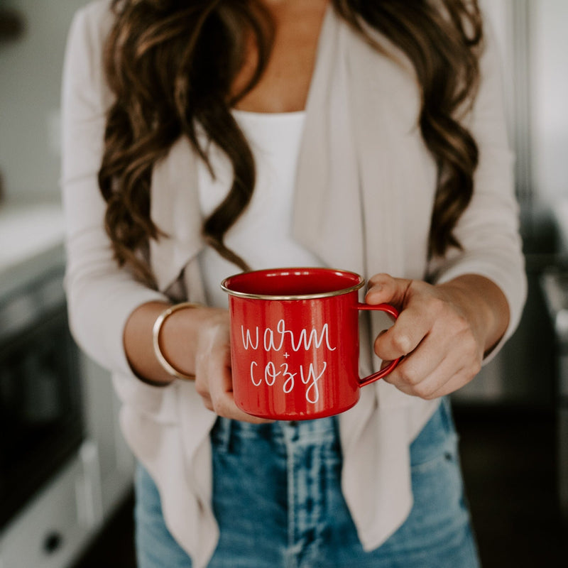 Warm and Cozy 18oz. Campfire Coffee Mug