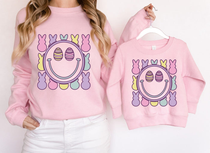 Smiley Easter Sweatshirt