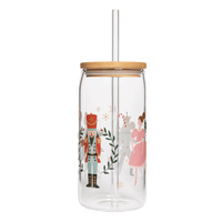 Nutcracker Can Glass - 17 oz