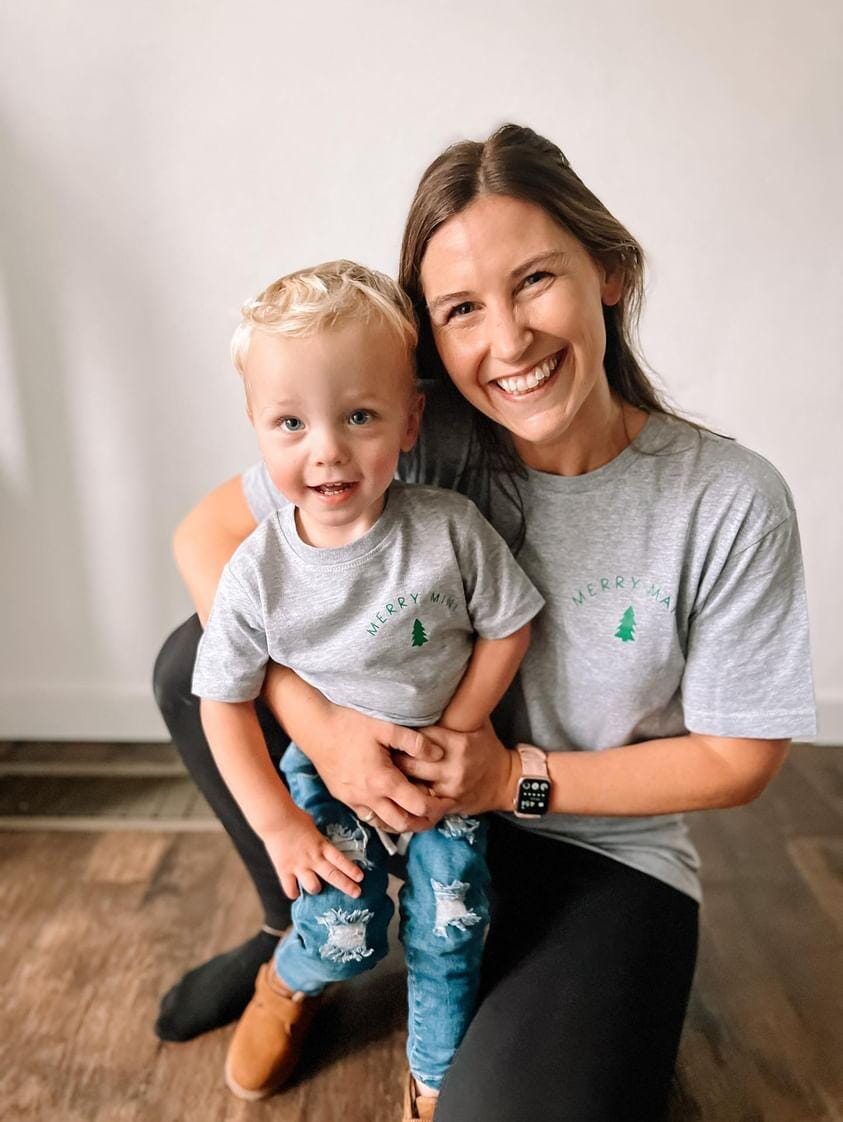 Merry Mama and Merry Mini Tee Set
