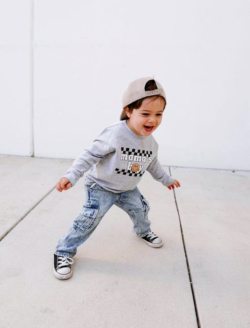 Smiley Mama's Boy Crew