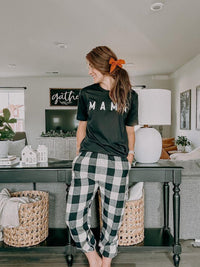 Mama Plaid Lounge Set