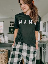 Mama Plaid Lounge Set