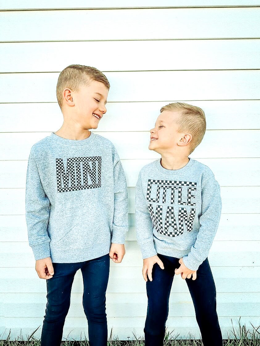 Checkered Mama and Kid Crews