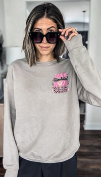 Retro Overstimulated Moms Club Pullover
