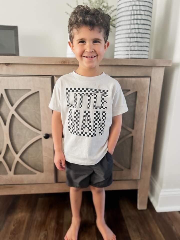Checkered Kid Top