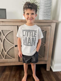 Checkered Kid Top