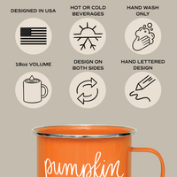 Pumpkin Spice 18oz. Campfire Coffee Mug