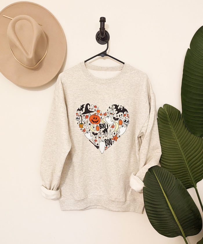 Halloween Heart Adult Pullover