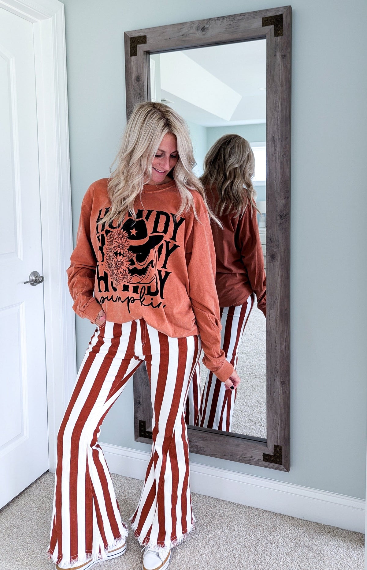 Howdy Pumpkin Long Sleeve