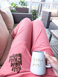 Half Mom Half Coffee Lounge Pants