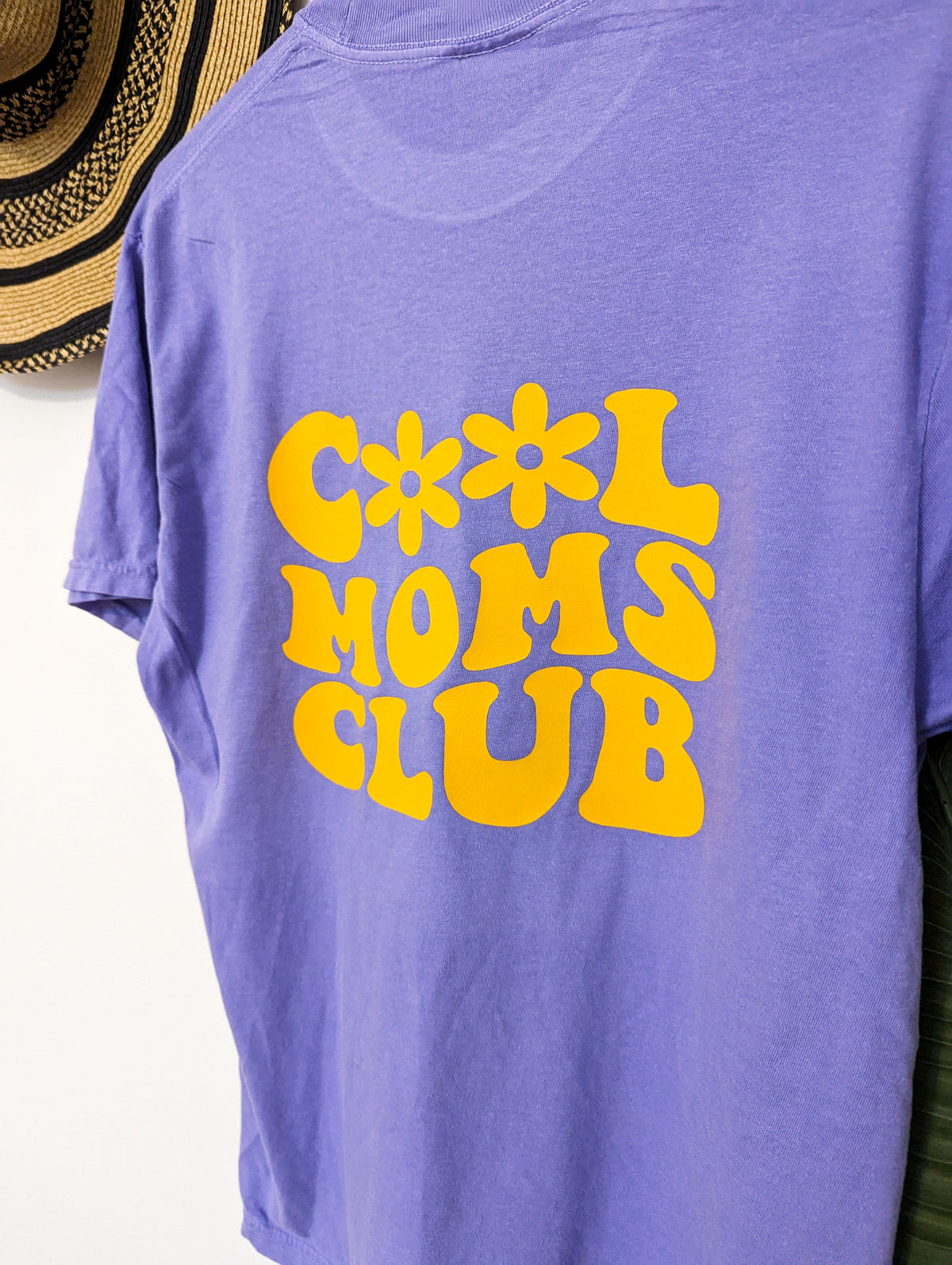 Purple Cool Moms Club Tee