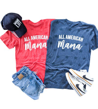 All American Mama Star Tee