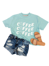 Coffee On Repeat Boxy Tee