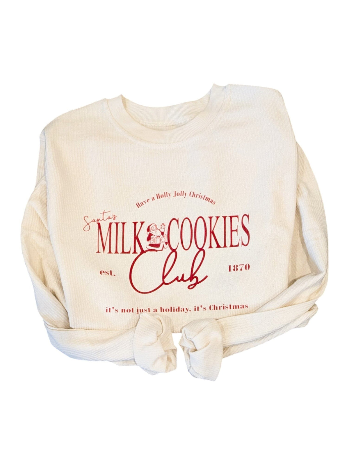 Santa's Milk and Cookies Club Cord