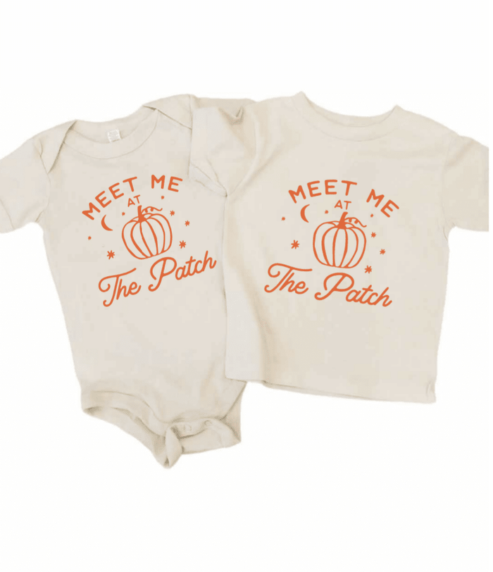 Meet Me at The Pumpkin Patch Kids Top