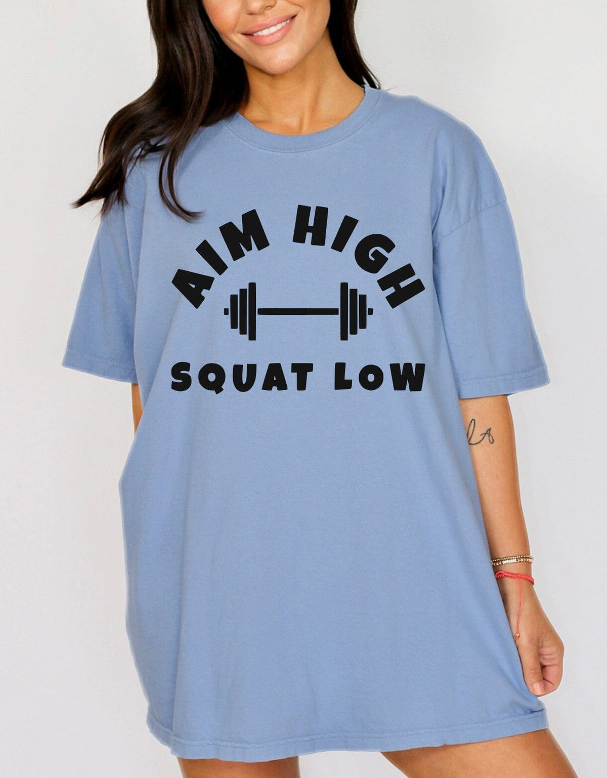 Aim High Squat Low Comfort Tee