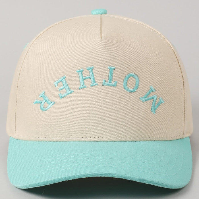 Teal Upside Down Mother Hat