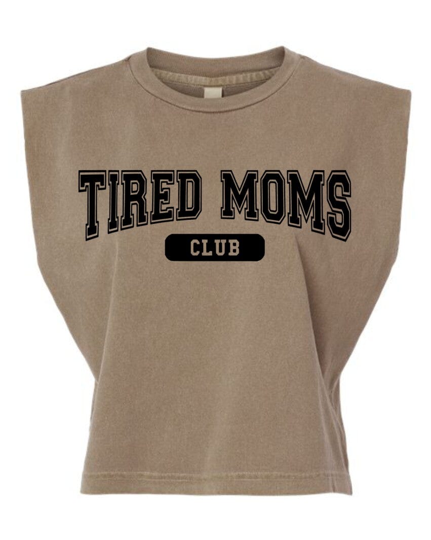 Tired Moms Club Boxy Muscle Tee
