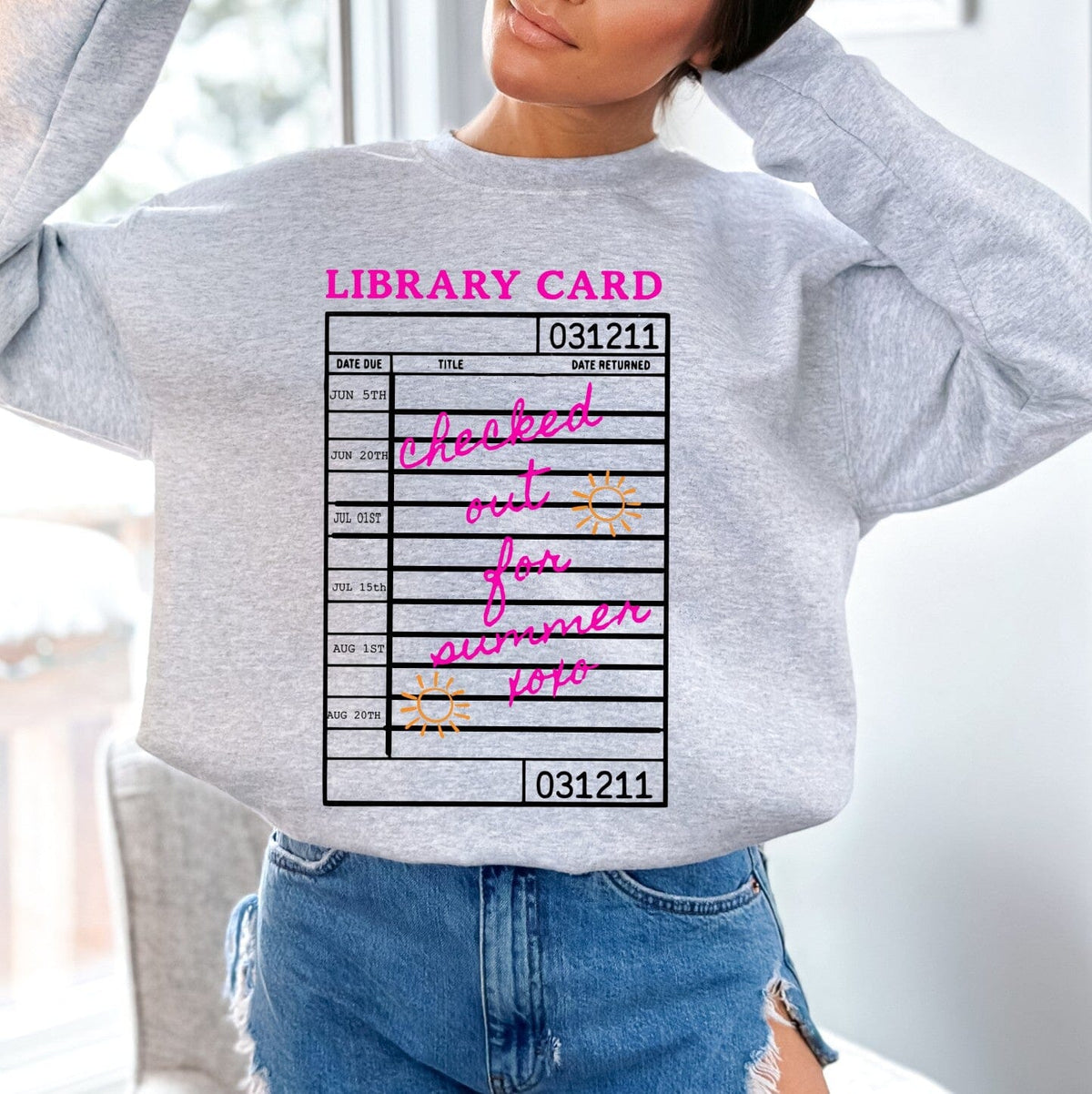 Library Card Pullover
