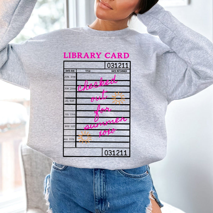 Library Card Pullover