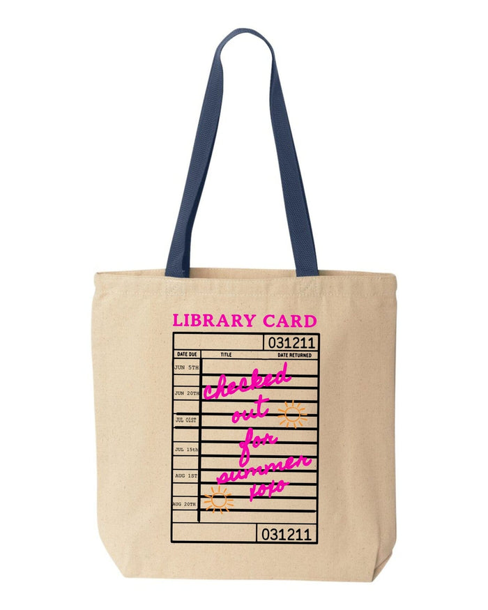Library Card Tote Bag