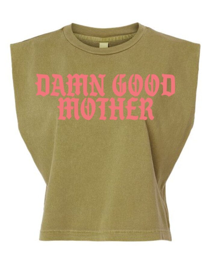 Damn Good Mother Boxy Muscle Tee