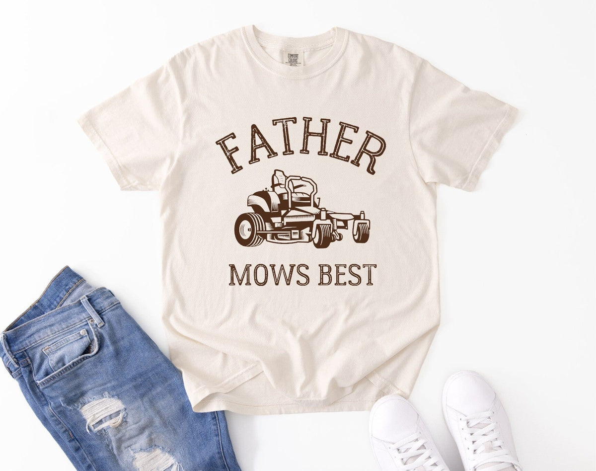 Father Mows Best Comfort Tee