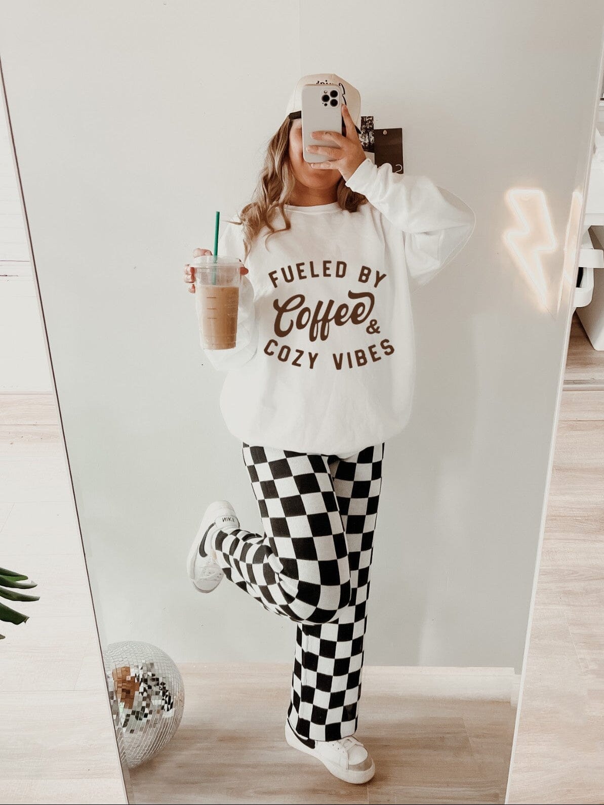 Fueled By Coffee and Cozy Vibes Sweatshirt