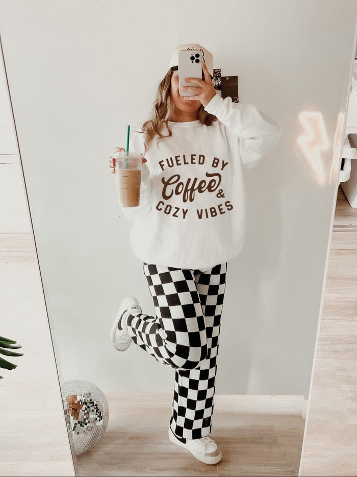 Fueled By Coffee and Cozy Vibes Sweatshirt
