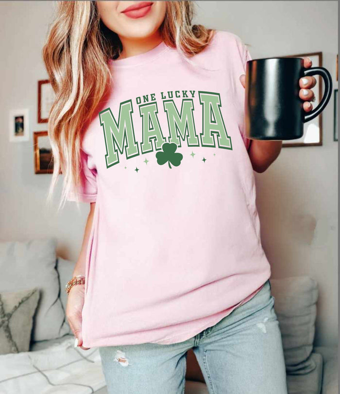 One Lucky Mama Comfort tee