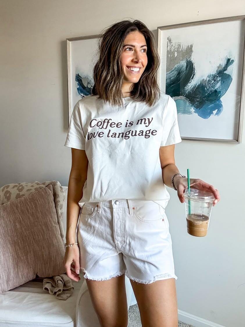 Coffee Is My Love Language Boxy Tee