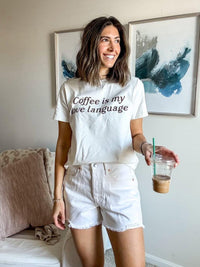 Coffee Is My Love Language Boxy Tee