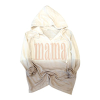 Ombre Puff Paint Neutral Hoodie