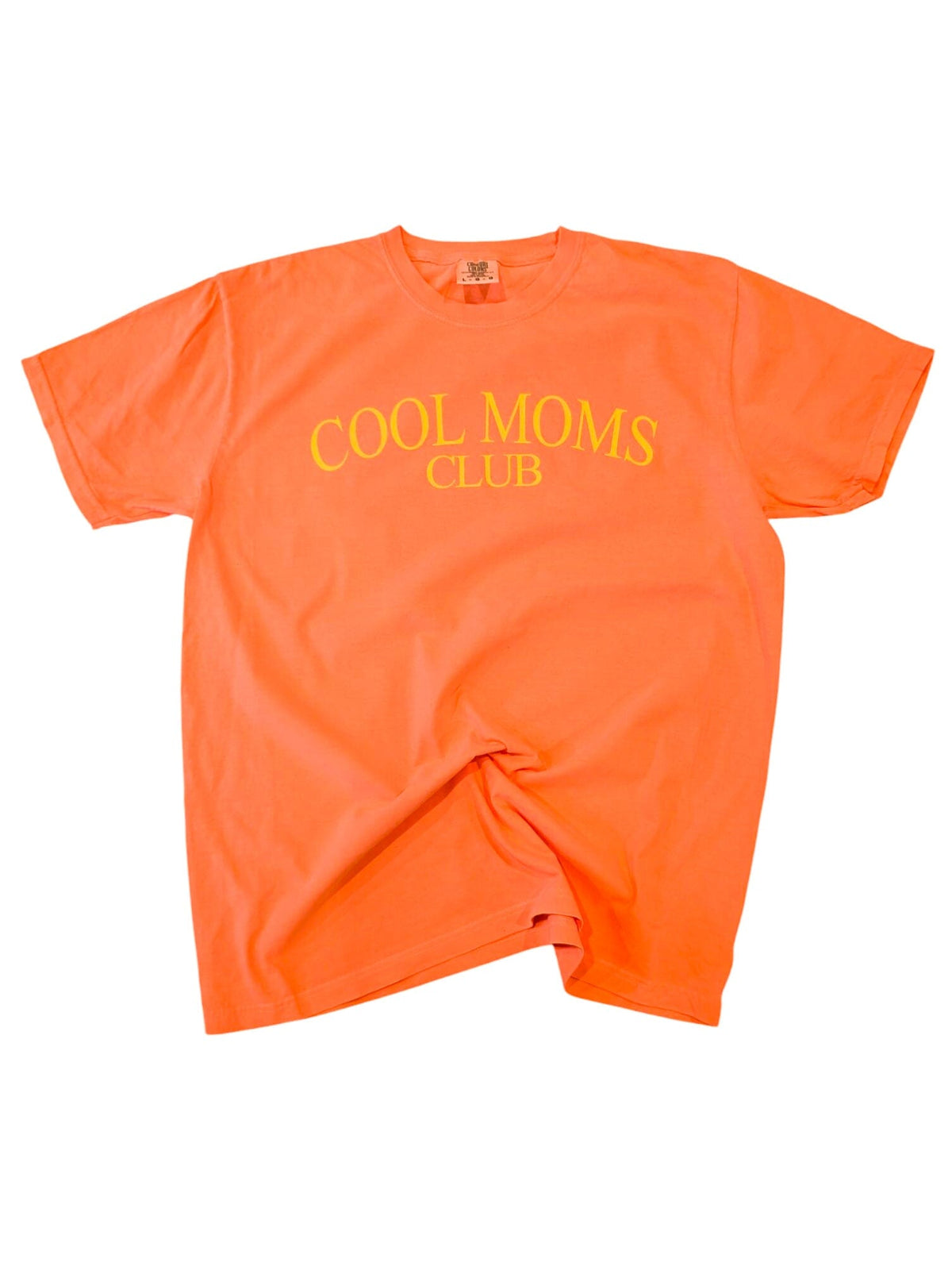 NEON Orange Cool Moms Club Comfort tee