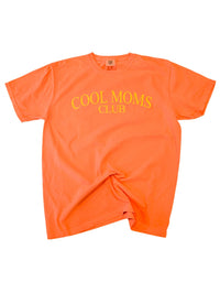 NEON Orange Cool Moms Club Comfort tee