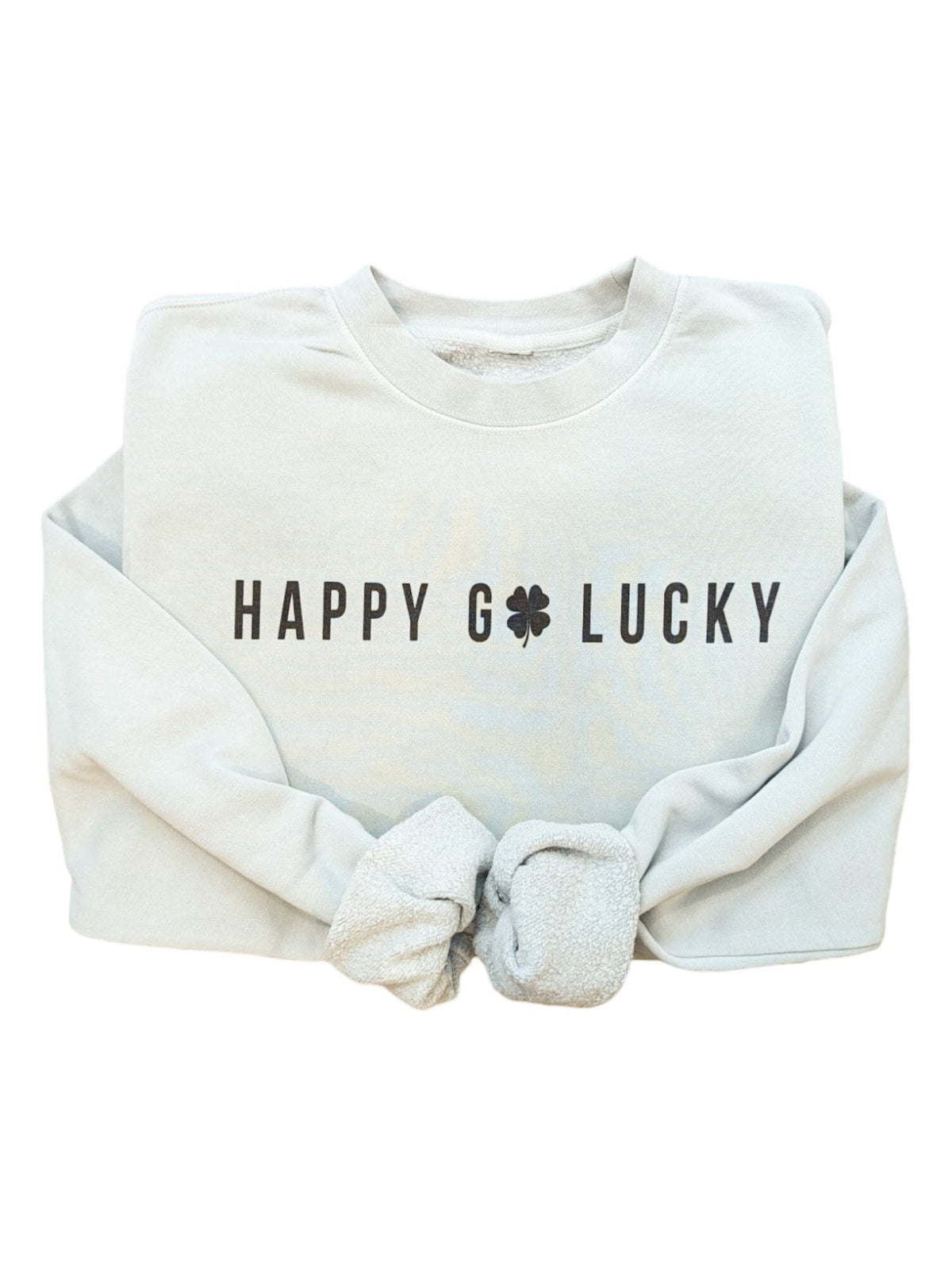 Happy Go Lucky Sage Pullover