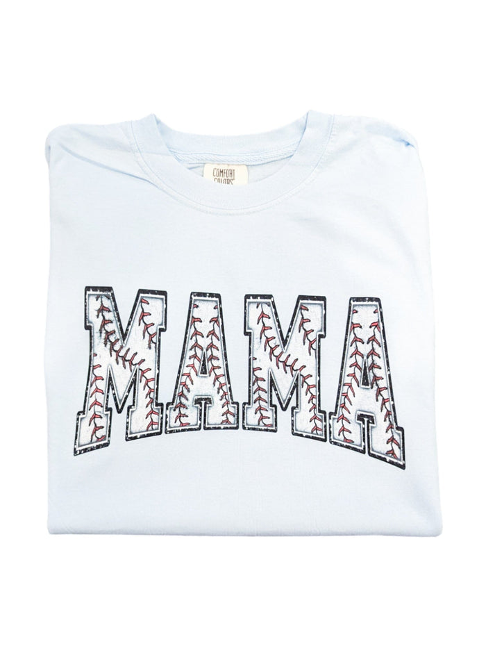 Baseball Outline Mama Tee