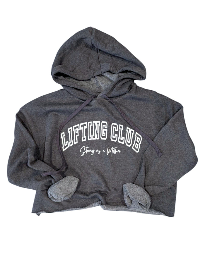 Lifting Club Crop Hoodie