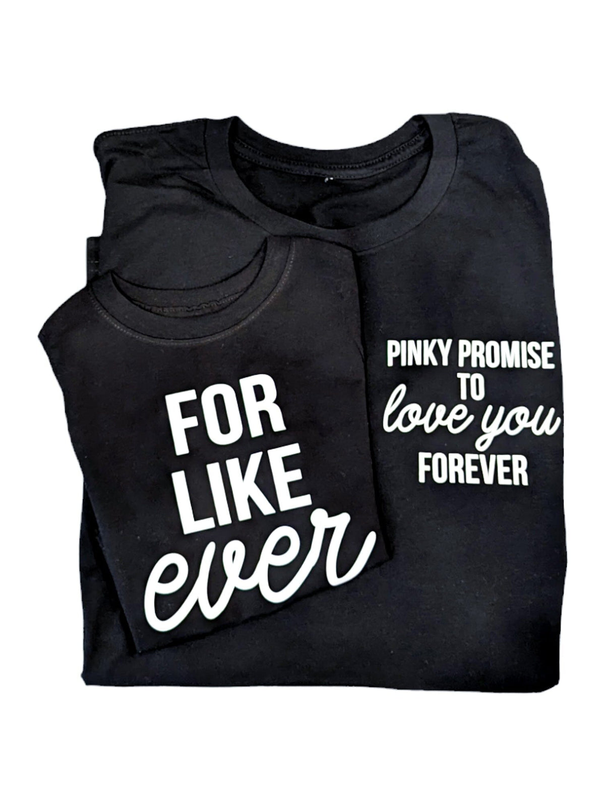 Pinky Promise to Love You Black Set