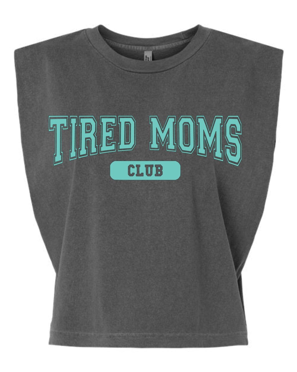 Tired Moms Club Boxy Muscle Tee