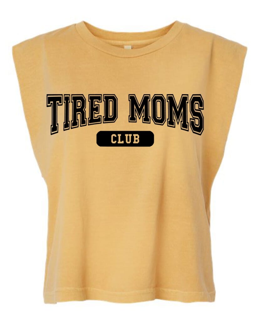 Tired Moms Club Boxy Muscle Tee