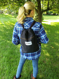 Mama Patch Drawstring backpack -