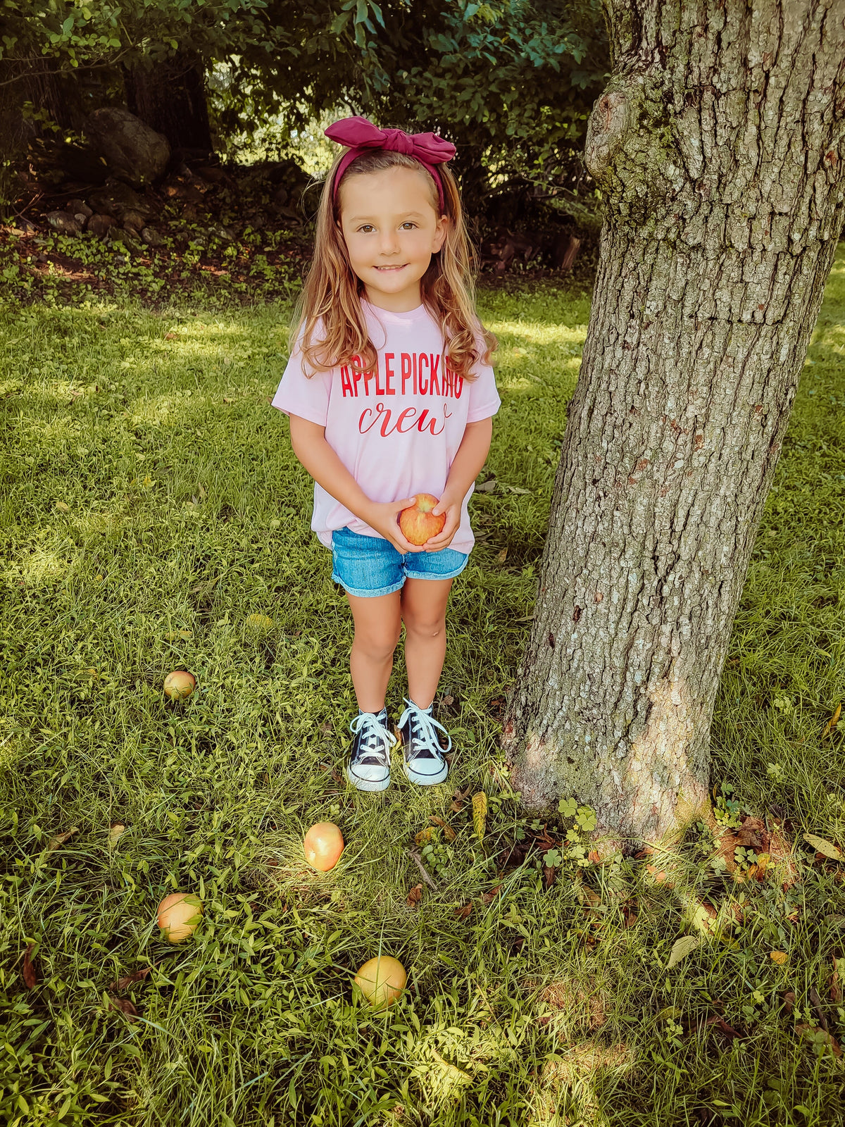Apple Picking Crew Tee