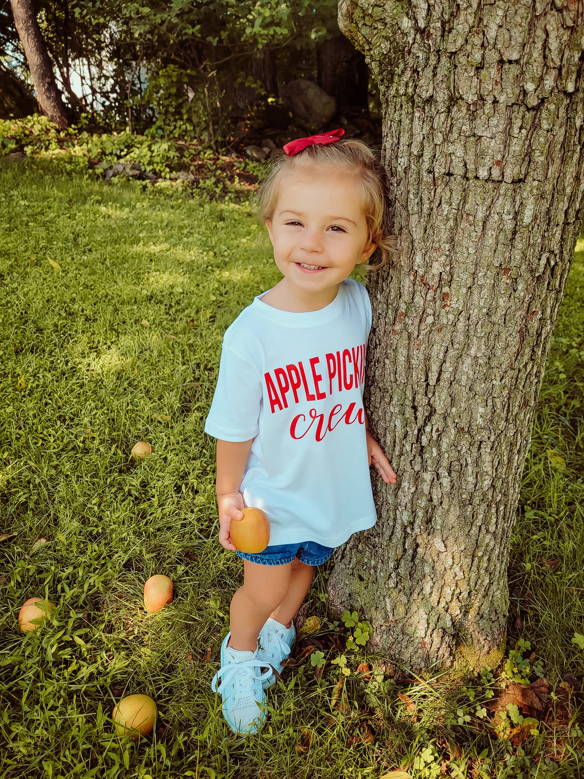 Apple Picking Crew Tee