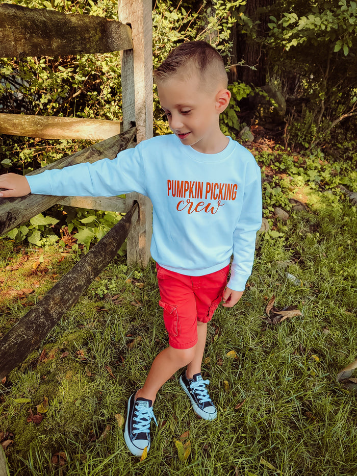Pumpkin Picking Crew Sweatshirt